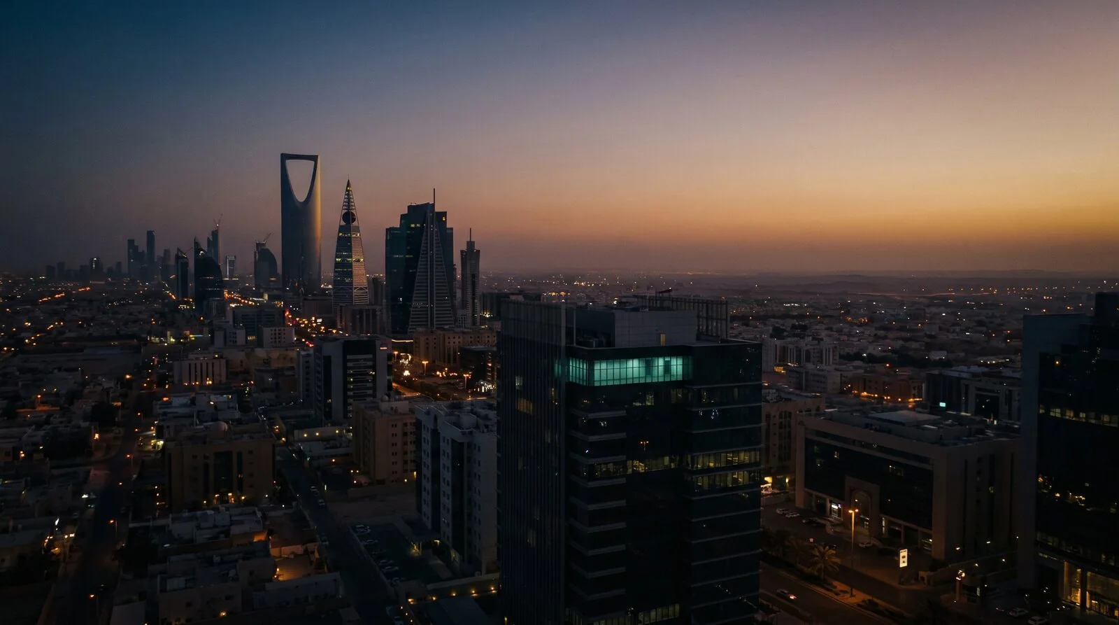 Riyadh at dusk